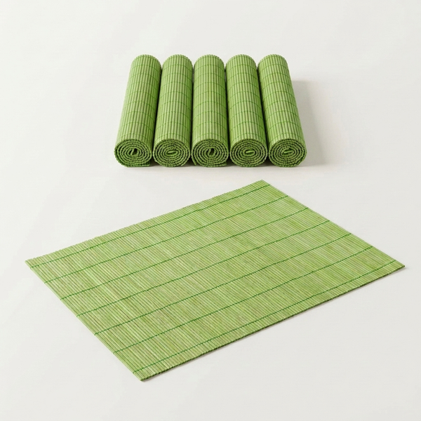 Classic Bamboo Placemat in Green