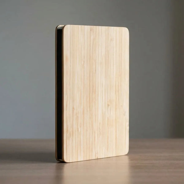 Bamboo Notebook featuring a sustainable bamboo cover, perfect for eco-friendly journaling.