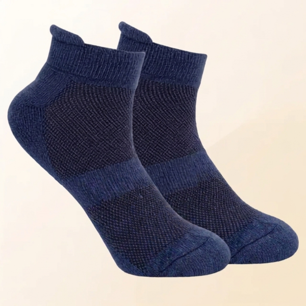 Bamboo Ankle Socks in navy blue, Build Your Own Bundle.